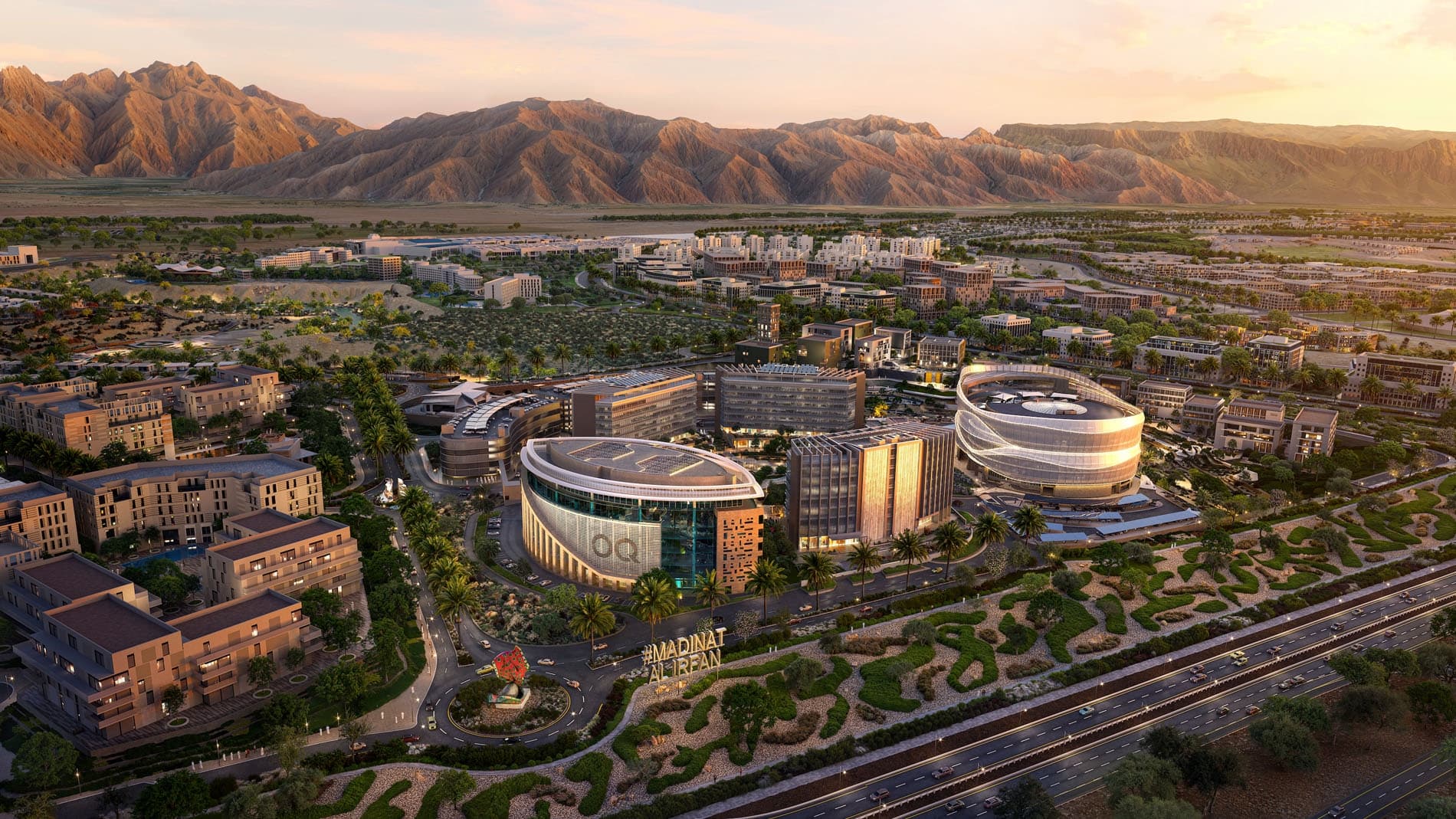 Luxury Oman Property Background